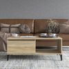 vidaXL Table basse Ch&ecirc;ne sonoma 90x50x36,5 cm Bois d'ing&eacute;nierie