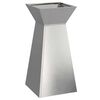 vidaXL Jardini&egrave;re &agrave; pilier 2 pcs Argent 35 x 35 x 73 cm