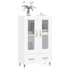 vidaXL Buffet haut blanc 69,5x31x115 cm bois d'ing&eacute;nierie