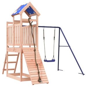 vidaXL Aire de jeux d'ext&eacute;rieur bois massif de douglas