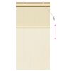 vidaXL Store enrouleur avec des rideaux Nature 110 x 220 cm Bambou
