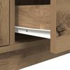 vidaXL Meuble TV avec &eacute;clairages LED ch&ecirc;ne artisanal 100x41x50 cm