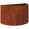 vidaXL Jardini&egrave;re Rouill&eacute; 60 x 30 x 35 cm