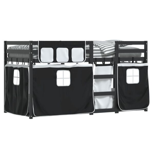 vidaXL Lit superpos&eacute; sans matelas 80x200 cm bois de pin massif