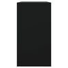 vidaXL Armoire &agrave; chaussures noir 80x34x63 cm bois d'ing&eacute;nierie