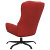 vidaXL Chaise de relaxation Rouge bordeaux Similicuir