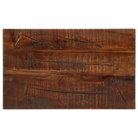 vidaXL Dessus de table 40x20x2,5 cm rectangulaire bois massif récupéré