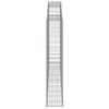 vidaXL Paniers &agrave; gabions arqu&eacute;s 5 pcs 300x30x160/180 cm fer galvanis&eacute;