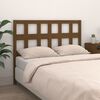vidaXL T&ecirc;te de lit Marron miel 125,5x4x100 cm Bois massif de pin