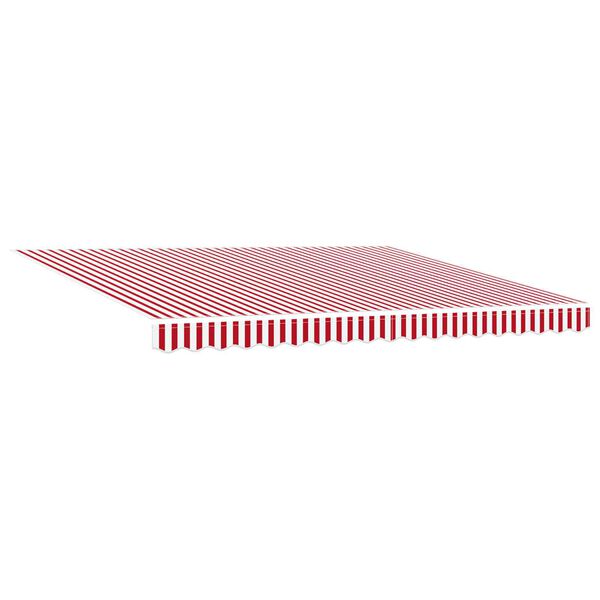 vidaXL Auvent R&eacute;tractable Rouge et Blanc 400 &times; 300 cm