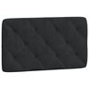 vidaXL Cadre de lit sans matelas noir 80x200 cm velours