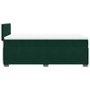 vidaXL Sommier &agrave; lattes de lit avec matelas Vert fonc&eacute; 90x190 cm