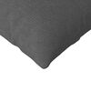 vidaXL Coussins de canapé 2 pcs Gris foncé 200 x 40 cm