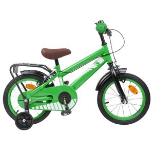 vidaXL V&eacute;lo pour Enfants 12 Pouces pour les enfants de 2 &agrave; 4 ans Vert