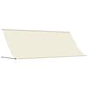 vidaXL Auvent r&eacute;tractable cr&egrave;me 400x150 m tissu et acier