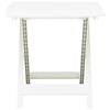 vidaXL Table pliable de jardin Blanc 79x72x70 cm Plastique