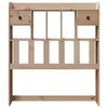 vidaXL T&ecirc;te de lit avec rangement 90 cm en bois de pin massif