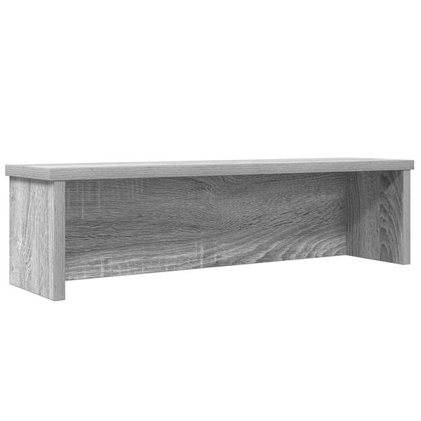 vidaXL &Eacute;tag&egrave;re de cuisine empilable sonoma gris 60x15x16 cm