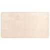 vidaXL Tapis Imprim&eacute; Cr&egrave;me 150 x 100 cm Polyester et PVC