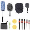 vidaXL Set de brosses pour voiture Multicolore polyrotin