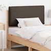 vidaXL T&ecirc;te de lit capitonn&eacute;e Gris Naturel et Clair 80 cm Pin massif