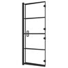 vidaXL Cabine de douche pliable ESG 120x140 cm Noir