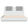 vidaXL Cadre de lit sans matelas blanc 120x190 cm