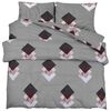 vidaXL Ensemble de housse de couette multicolore 140x200 cm coton