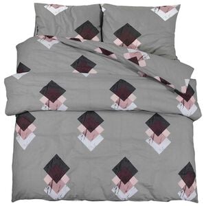 vidaXL Ensemble de housse de couette multicolore 140x200 cm coton