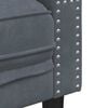 vidaXL Canap&eacute; Gris fonc&eacute; 174 x 74,5 x 70,5 cm Velours