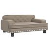 vidaXL Lit pour chien cappuccino 70x45x30 cm similicuir