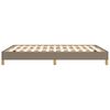 vidaXL Cadre de lit sans matelas taupe 140x200 cm tissu
