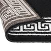 vidaXL Tapis BCF Noir avec motif 80x150 cm