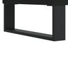 vidaXL Table basse Noir 60x50x36,5 cm Bois d'ing&eacute;nierie
