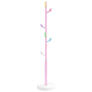 vidaXL Porte-manteau rose 172 cm fer enduit de poudre