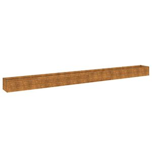vidaXL Jardini&egrave;re sur&eacute;lev&eacute;e 580x50x36 cm Acier Corten