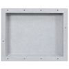 vidaXL Niche de douche Gris mat 41x51x10 cm