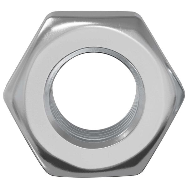 vidaXL &Eacute;crous Hexagonaux 2 pcs Argent&eacute; m8 Fer