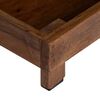 vidaXL Support de Plante 3 pcs Marron Bois d'Acajou
