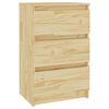 vidaXL Table de chevet 40x29,5x64 cm Bois de pin solide