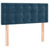 vidaXL Sommier &agrave; lattes de lit avec matelas Bleu fonc&eacute; 100x200 cm