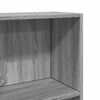vidaXL Biblioth&egrave;que sonoma gris 40x24x143 cm bois d'ing&eacute;nierie