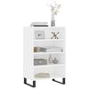 vidaXL Buffet haut blanc 57x35x90 cm bois d'ing&eacute;nierie