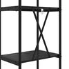 vidaXL &Eacute;tag&egrave;re Ch&ecirc;ne noir 40 x 30 x 109 cm Bois d'ing&eacute;nierie