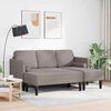 vidaXL Ensemble de Canap&eacute;s avec coussin 2 pcs Taupe Polyester