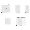 vidaXL Ensemble d'armoires de cuisine 11 pcs Porto bois d'ing&eacute;nierie