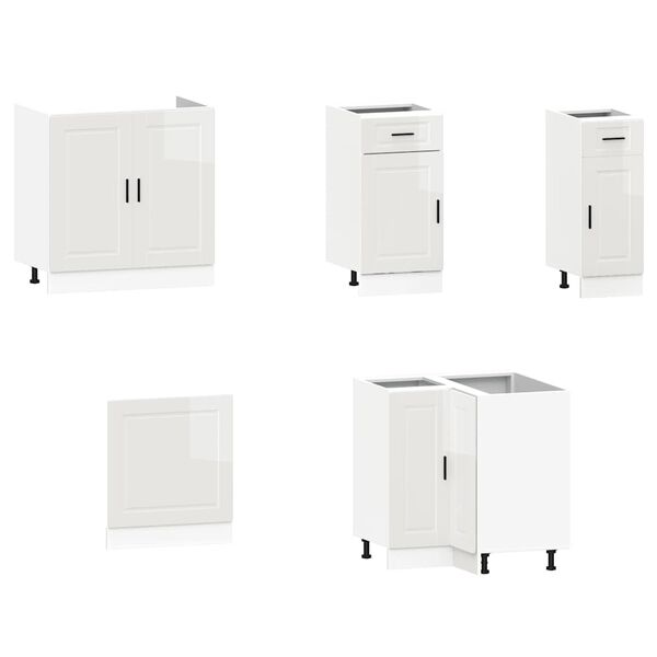 vidaXL Ensemble d'armoires de cuisine 11 pcs Porto bois d'ing&eacute;nierie