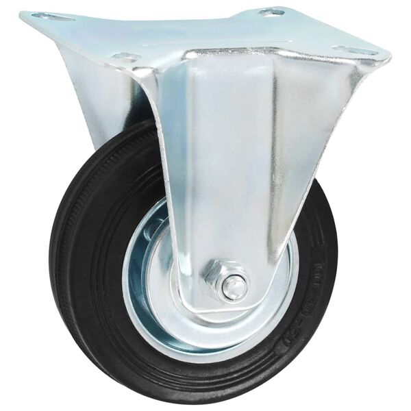 vidaXL 24 pcs Roulettes fixes 100 mm