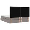 vidaXL Lit de Rangement Taupe 180 x 200 cm Cuir synth&eacute;tique