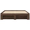 vidaXL Cadre de lit sans matelas ch&ecirc;ne marron 160x200 cm